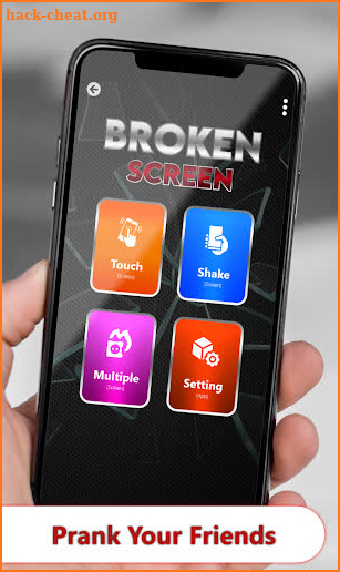 Broken & Cracked Screen Prank screenshot