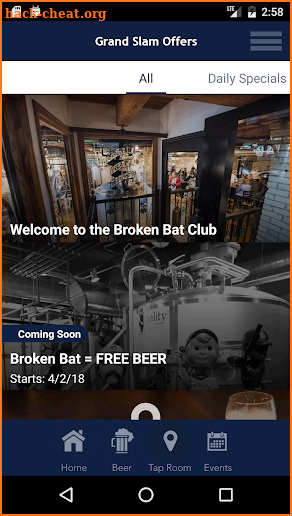 Broken Bat Brewing Co. screenshot