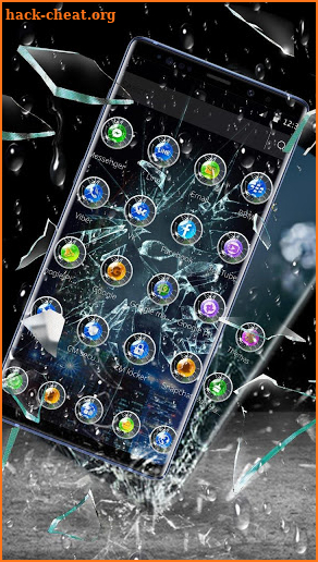 Broken Glass Stunning Visual Theme screenshot