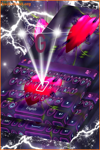 Broken Heart Keyboard Theme screenshot