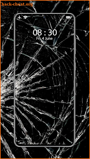 Broken screen wallpaper HD screenshot