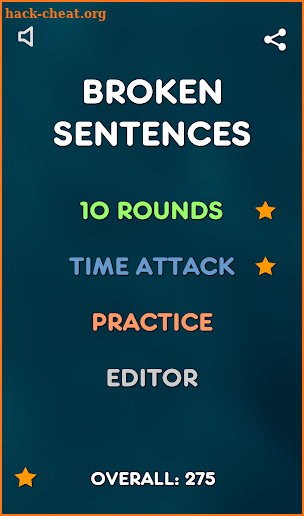 Broken Sentences PRO screenshot