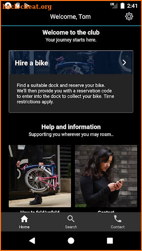 Brompton Bike Hire screenshot