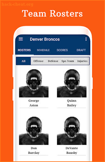 Broncos - Football Live Score & Schedule screenshot