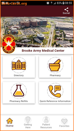 Brooke Army Medical Center screenshot