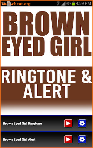 Brown Eyed Girl INTRO Ringtone screenshot