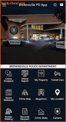 Brownsville Police Department screenshot