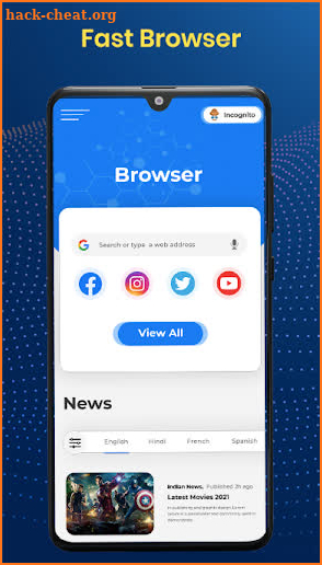 Browser App - Lightning Fast screenshot