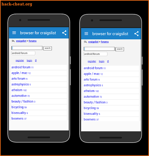 Browser for craigslist jobs,&Allervices screenshot