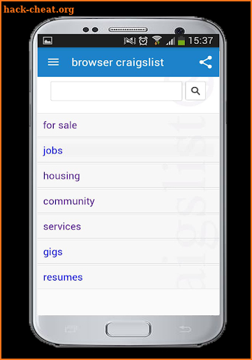 browser for craigslist  jobs,classifinds,sirvices screenshot