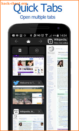 Browser for Dog Pile screenshot