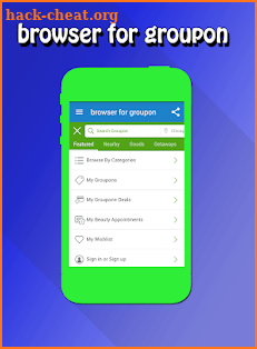 Browser for Groupon screenshot