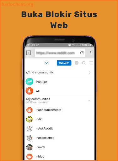 Browser Hub Unblock Websites screenshot
