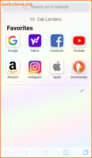 Browser iOS 14 - Stylish Web Browser for iPhone 12 screenshot