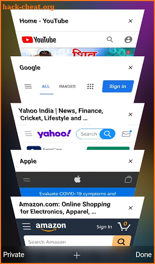 Browser iOS 14 - Stylish Web Browser for iPhone 12 screenshot