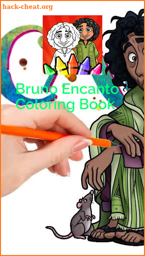 Bruno Encanto Coloring 2022 screenshot