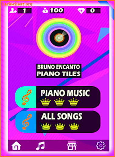 Bruno Encanto EDM Piano Tiles screenshot
