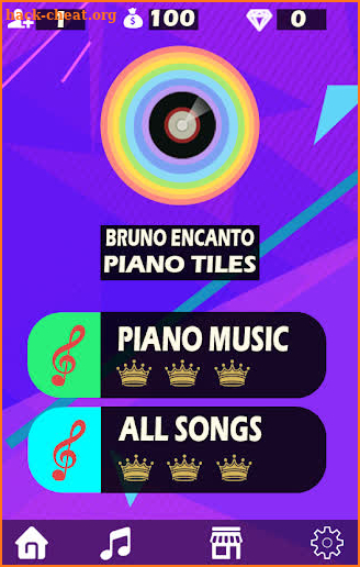 Bruno encanto Piano Tiles screenshot