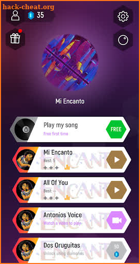 Bruno Encanto Tiles Hop Music screenshot