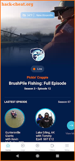 BrushPile Fishing screenshot