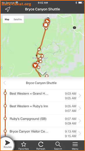 Bryce Canyon Shuttle screenshot