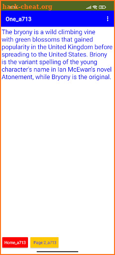 Bryony MS screenshot