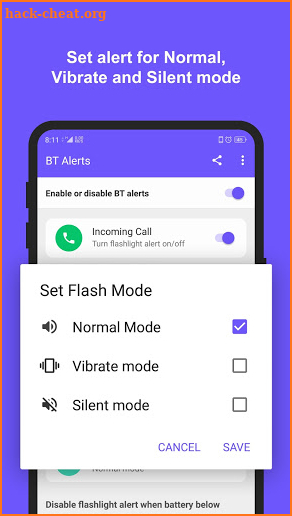 BT Alerts - Flash on Call, SMS & App Notifications screenshot