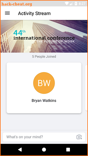 BT International Conference screenshot