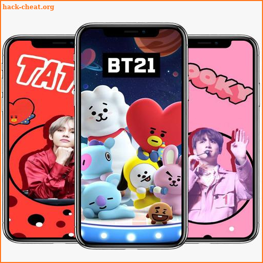 BT21 and BTS Wallpaper Kpop 4k Art screenshot