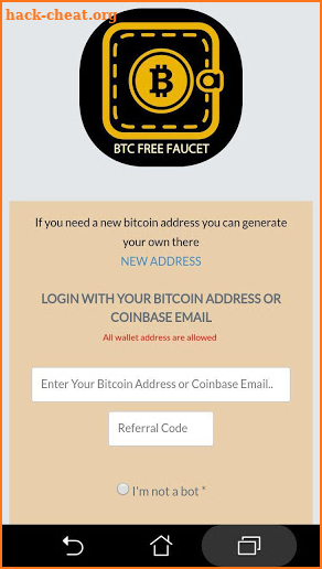 BTC Free Faucet - Earn Free Bitcoin screenshot