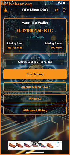 BTC Miner PRO screenshot