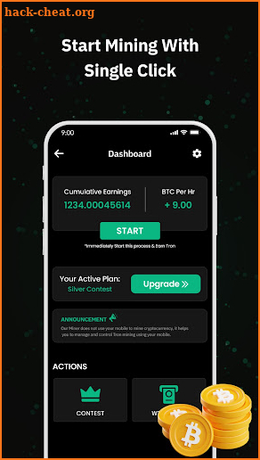 BTC Mining- Bitcoin Cloud Mine screenshot