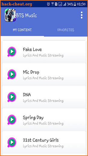BTS - All Songs And Lyric 2018 screenshot