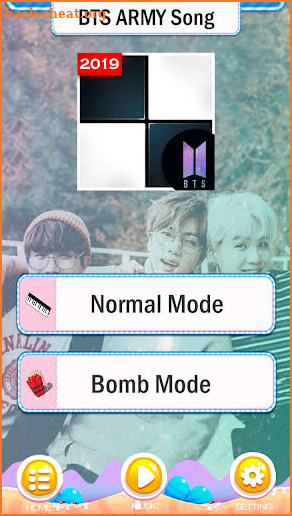 BTS Army Magic Piano Tiles 2019 - BTS Army games screenshot