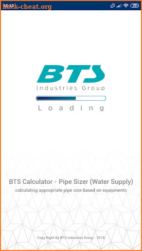 BTS Calculator - Pipe Sizer (Water Supply) screenshot