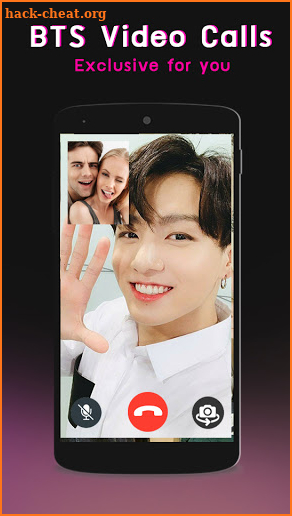 BTS Call - Fake Video Call Prank BTS 🌹💖⭐ screenshot
