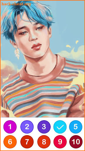 BTS Color By Number - BTS Paint By Number screenshot