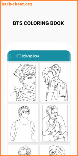BTS Coloring Book screenshot