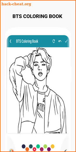 BTS Coloring Book screenshot