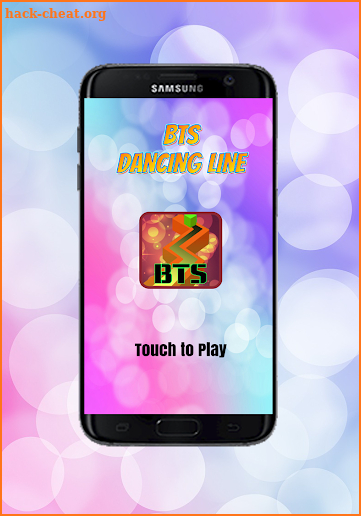 BTS Dancing Line Game screenshot