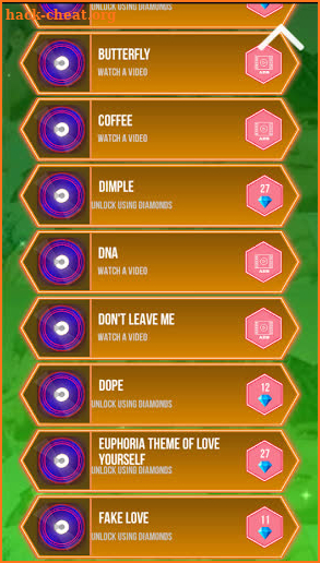 BTS Hop-Tiles Hop KPOP Music Game screenshot