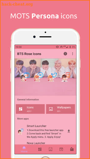 BTS Icon Pack -  MOTS: Persona Icons & Wallpapers screenshot