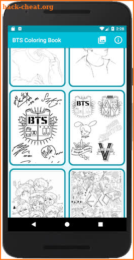 BTS K-Pop Coloring Books screenshot