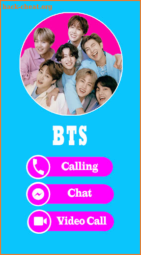 BTS Kpop Video Call & chat Simulator screenshot