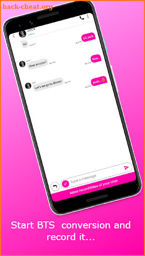 BTS Love Chat Messenger!(Simulator) screenshot