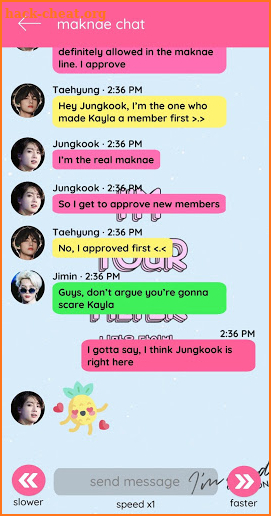 BTS Messenger 3 (simulator) screenshot