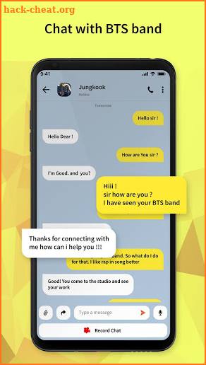 BTS Messenger - Chat with BTS Joke screenshot