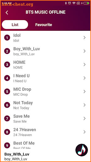 BTS music offline 2019 - No Internet Connection screenshot