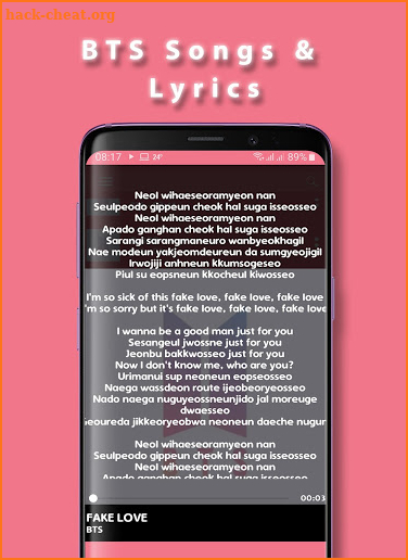 BTS Offline Songs & Lyrics screenshot