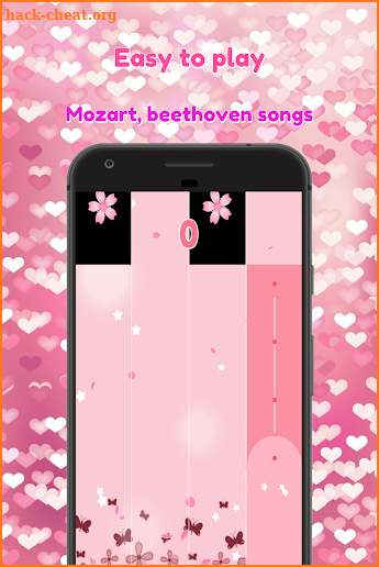 BTS Pink Piano Tiles screenshot